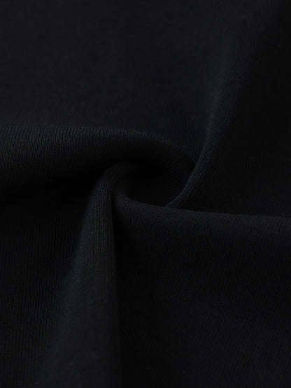 Color-Blocked Raglan Sleeve Crop Top