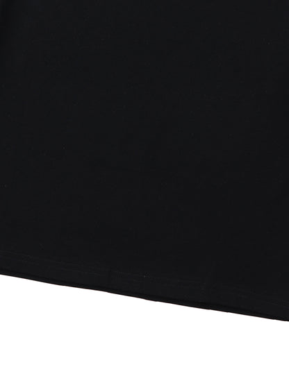 Color-Blocked Raglan Sleeve Crop Top