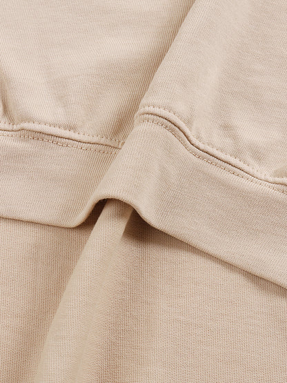 Asymmetric Shoulder Oversized Cotton T-Shirt