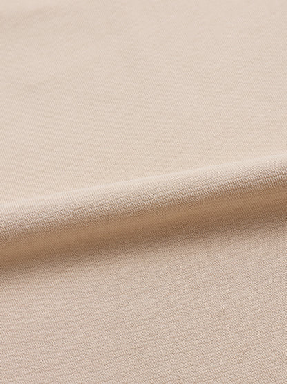 Asymmetric Shoulder Oversized Cotton T-Shirt