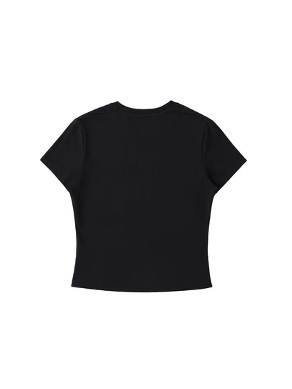 Essential Bodycon Crewneck T-Shirt