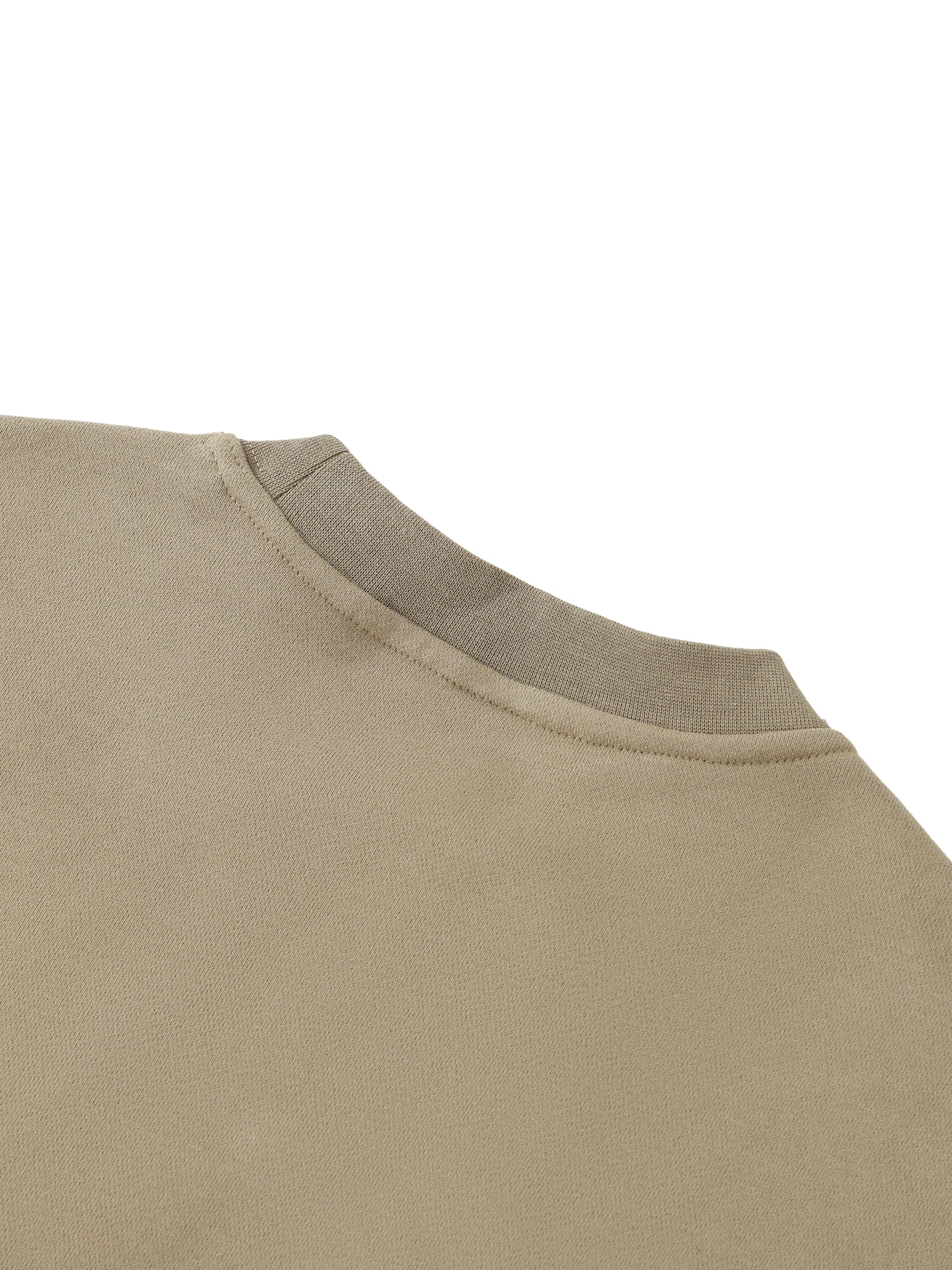 Sweatshirt,Casual,Sporty,Cotton Blend,Long Sleeve,Drop Shoulder,Round Neck,Spring,Autumn