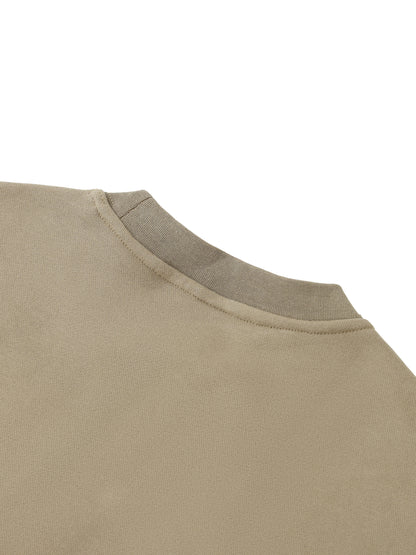 Sweatshirt,Casual,Sporty,Cotton Blend,Long Sleeve,Drop Shoulder,Round Neck,Spring,Autumn