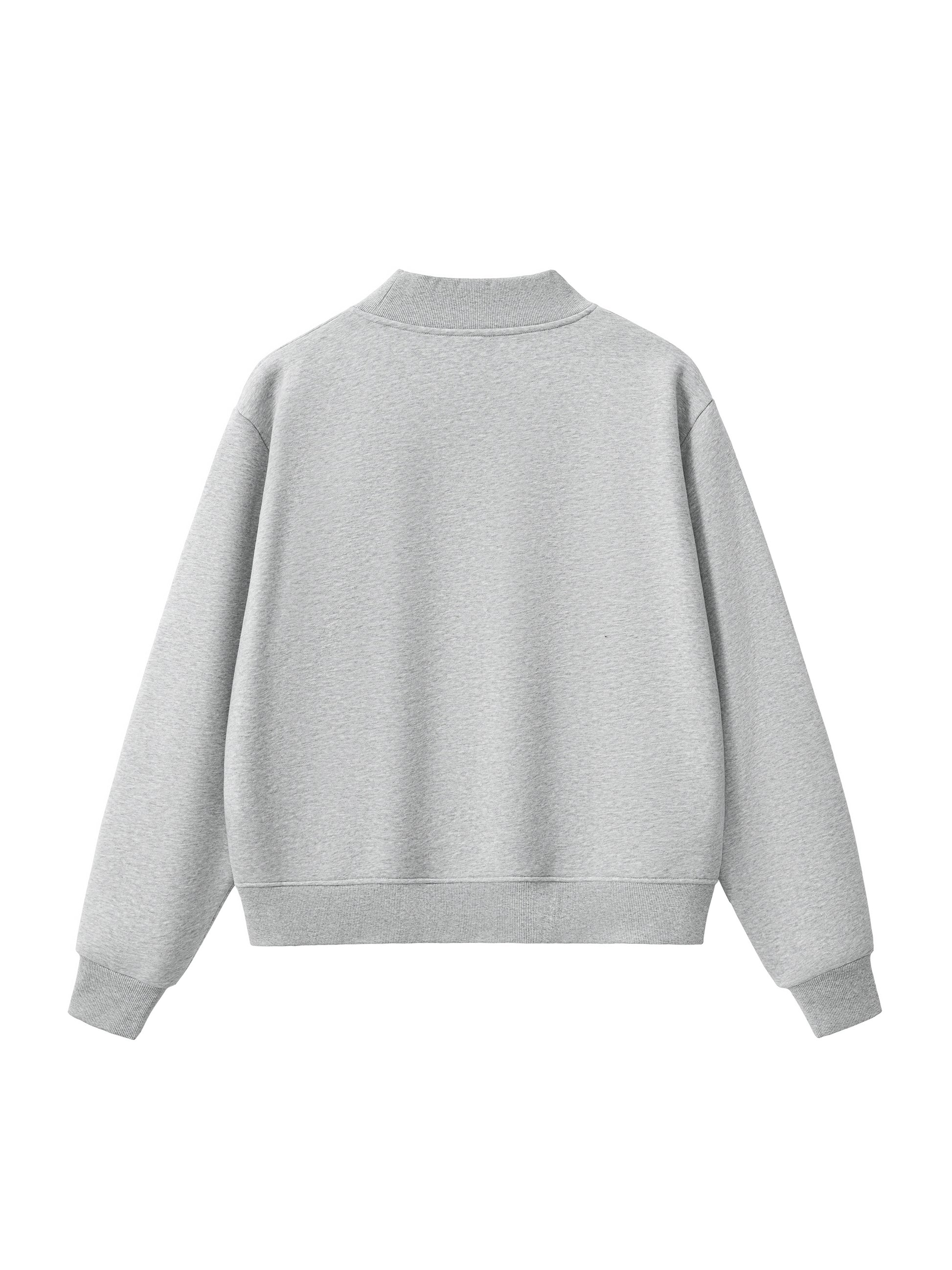 Sweatshirt,Casual,Cotton Blend,Long Sleeve,Drop Shoulder,Turtleneck,Crop,Spring,Autumn
