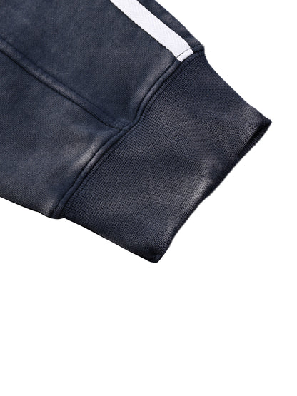 Sweatshirt,Casual,Preppy,Street,Pure Cotton,Snow Wash,Raglan Sleeve,Autumn