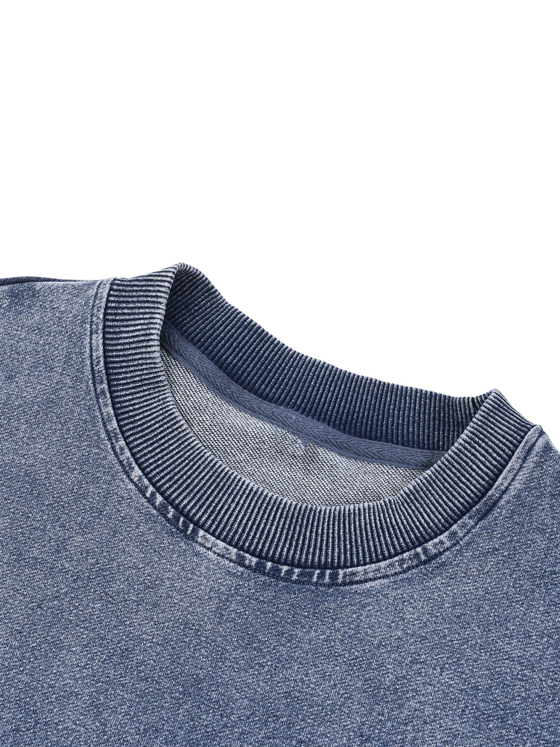 Sweatshirt,Casual,Sporty,Street,Daily Casual,Sport,Cotton Blend,Snow Wash,Long Sleeve,Drop Shoulder