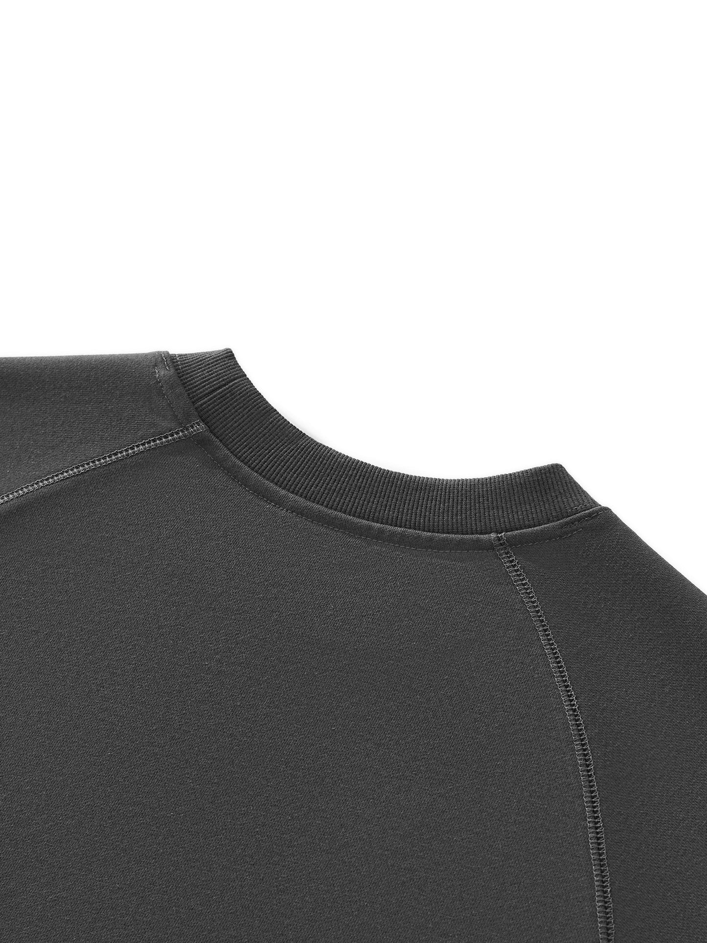 Sweatshirt,Casual,Sporty,Cotton Blend,Raglan Sleeve,Round Neck,Autumn,Winter