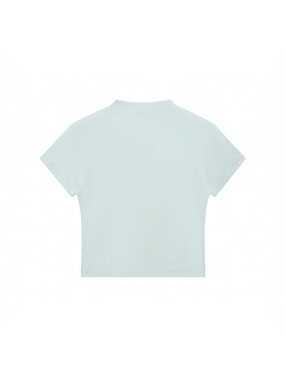 Essential Slim Fit Mock Neck T-Shirt