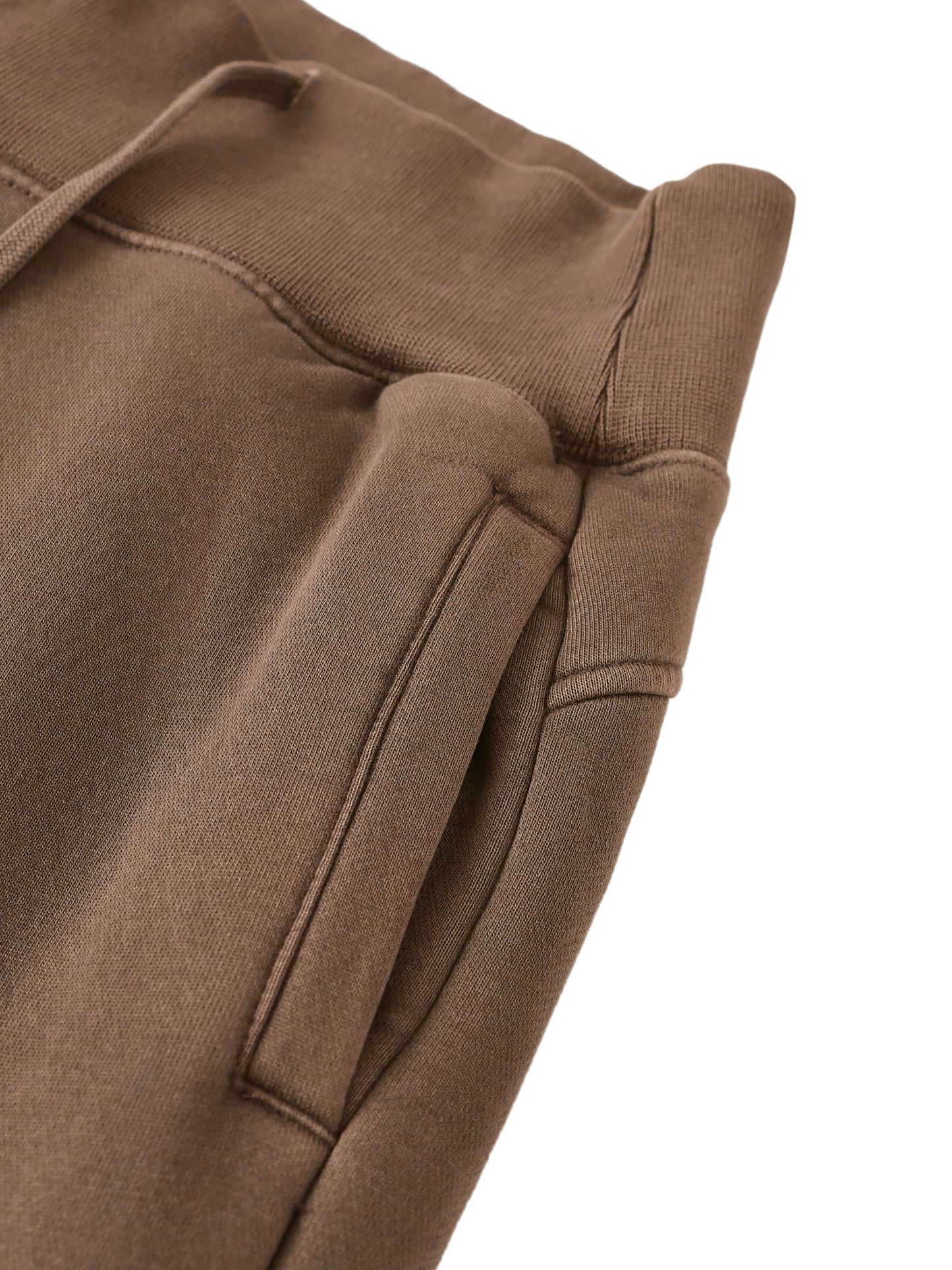 Vintage Washed Flared Fleece Pants