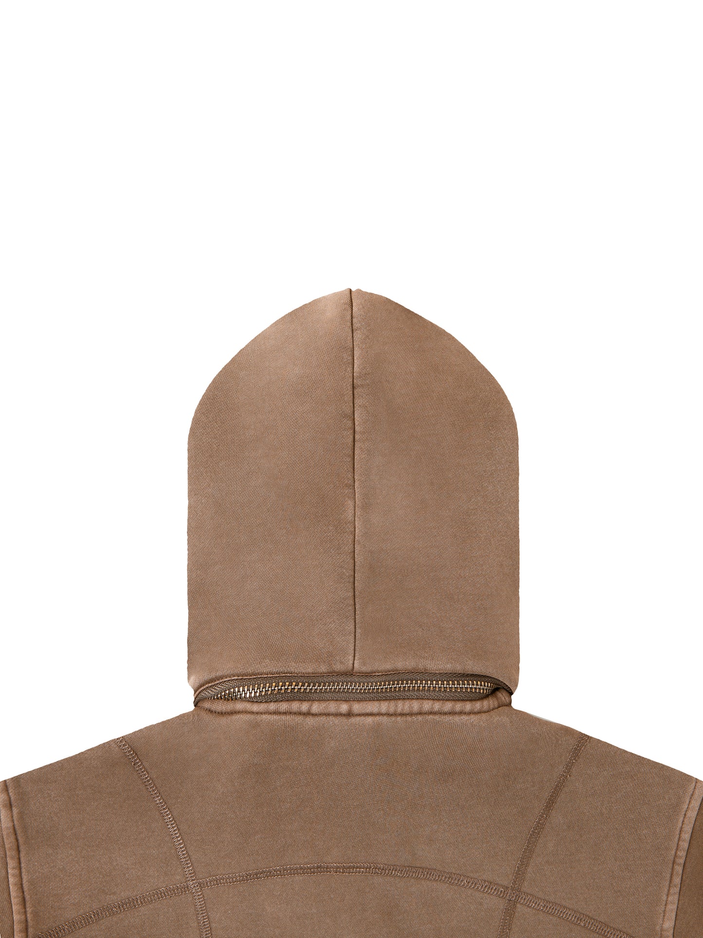 Vintage Washed Cropped Fleece Hoodie