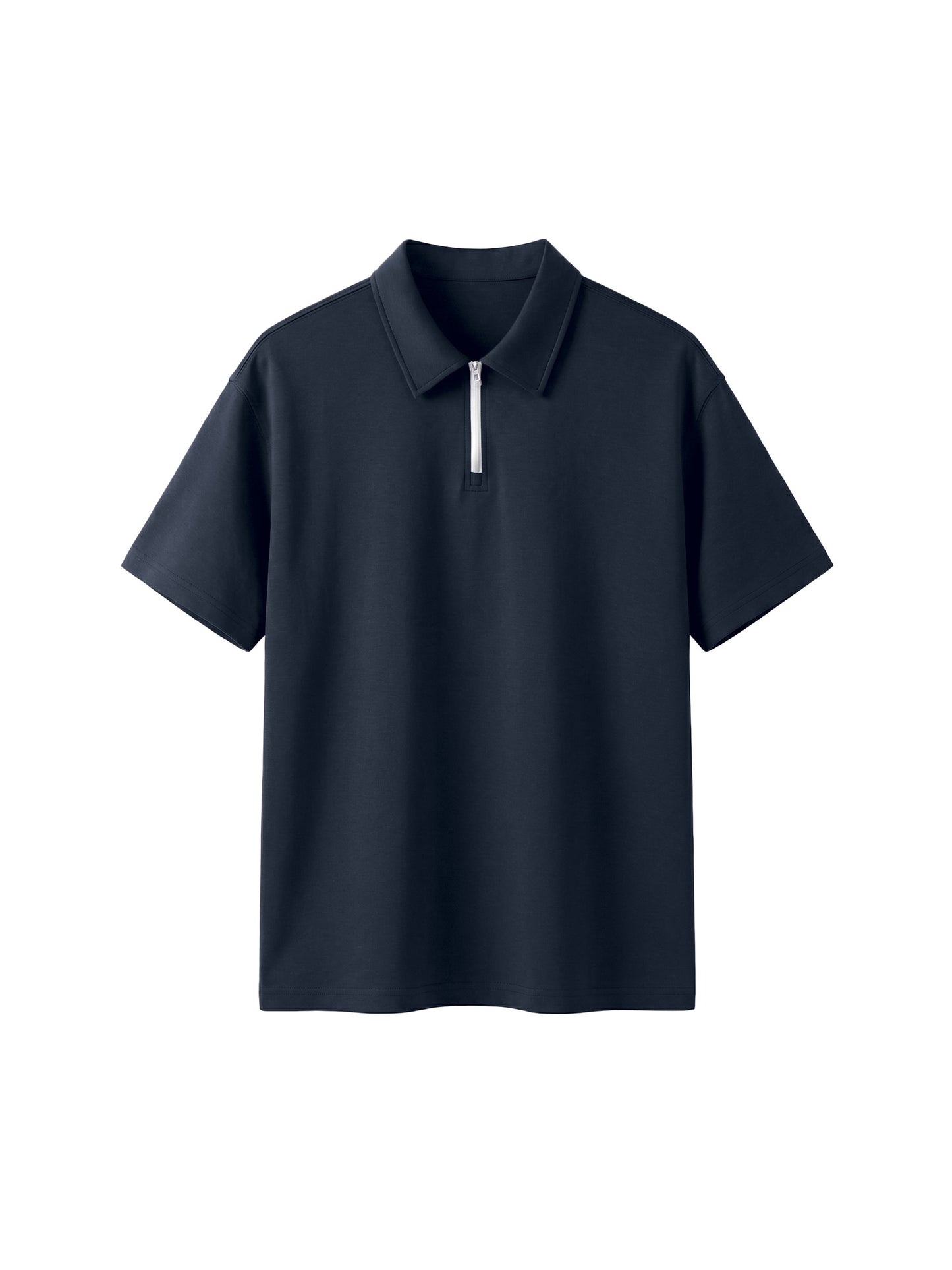 Unisex Quarter-Zip Polo Shirt